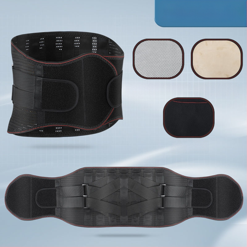 Derékvédő öv Szélesített, lélegző acéllemezes támasztóöv Sport meleg ágyéki porckorong ágyéki izomsérv