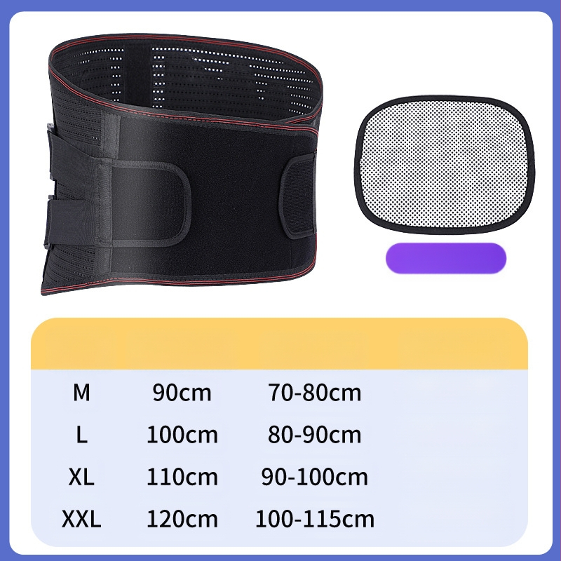 Derékvédő öv Szélesített, lélegző acéllemezes támasztóöv Sport meleg ágyéki porckorong ágyéki izomsérv