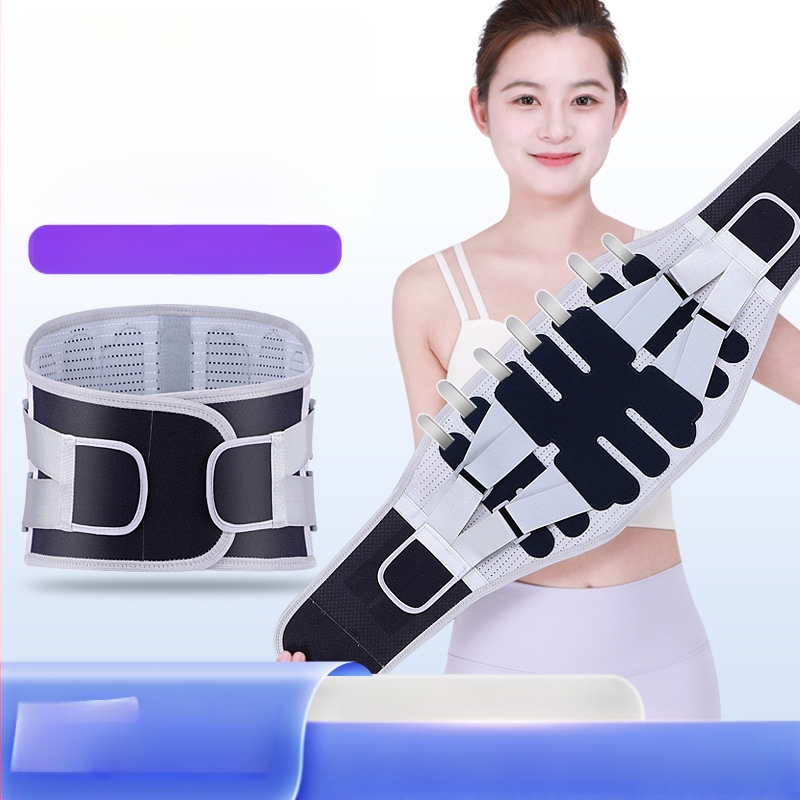 Derékvédő öv Szélesített, lélegző acéllemezes támasztóöv Sport meleg ágyéki porckorong ágyéki izomsérv