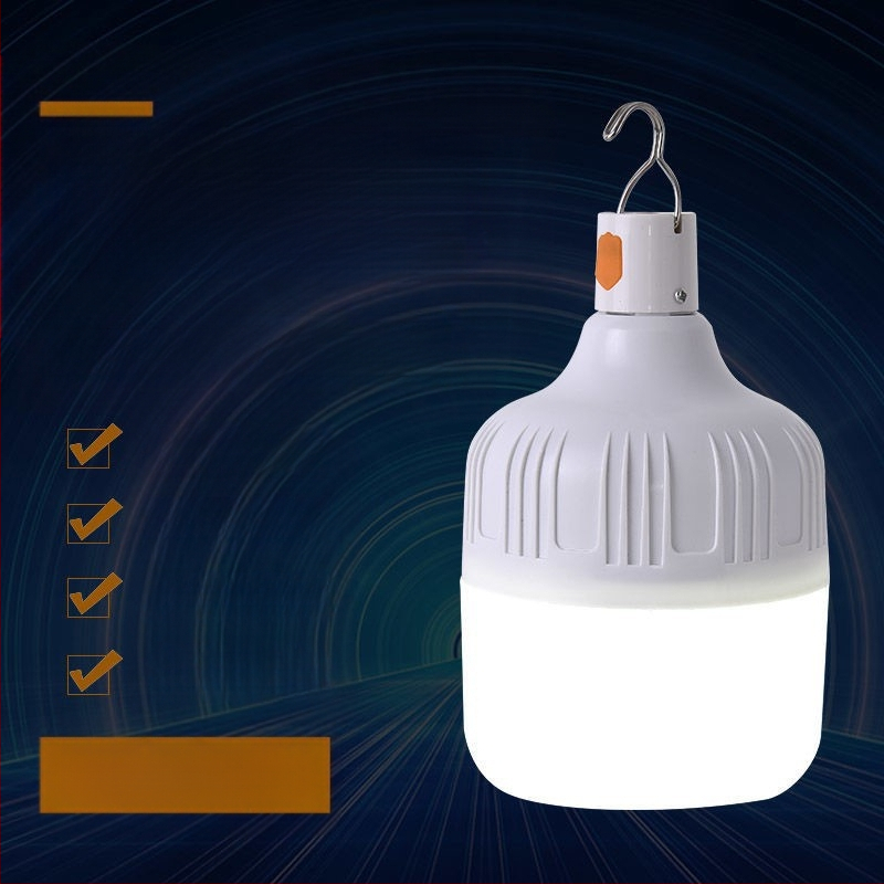 Áramszünet vészvilágítás éjszakai piaci stand mobil töltő izzó otthoni energiatakarékos stand világítás kemping szuper fényes LED izzó.