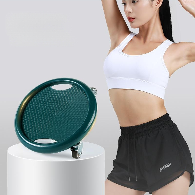 Kaalulangus neljarattaline kõhulihaste treeningratas koduseks treeninguks kehavarustus rihmaratta plaat fitness tugevdamine universaalne vaigistatud kõhulihaste treeningplaat