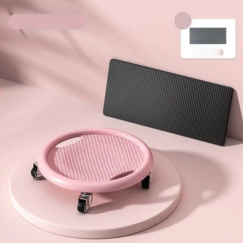 Kaalulangus neljarattaline kõhulihaste treeningratas koduseks treeninguks kehavarustus rihmaratta plaat fitness tugevdamine universaalne vaigistatud kõhulihaste treeningplaat