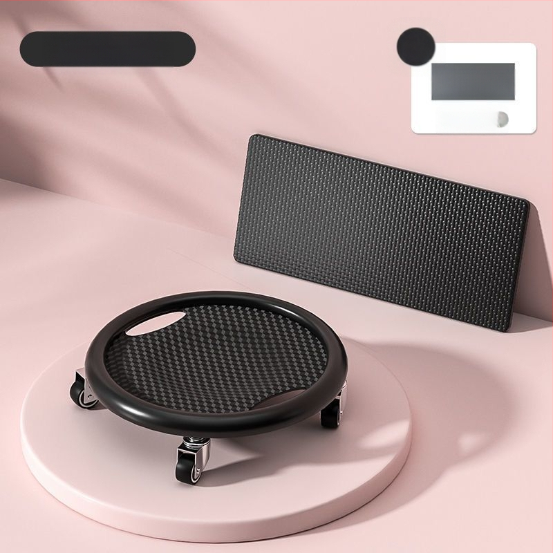 Kaalulangus neljarattaline kõhulihaste treeningratas koduseks treeninguks kehavarustus rihmaratta plaat fitness tugevdamine universaalne vaigistatud kõhulihaste treeningplaat