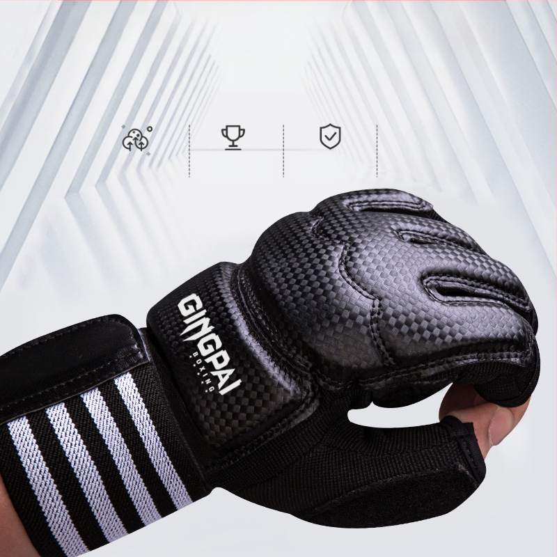 Poolsõrmega sõrmenukid Täiskasvanute meeste MMA võitlussandaalid Laste treeningliivakott UFC professionaalsed poolesõrmega poksikindad