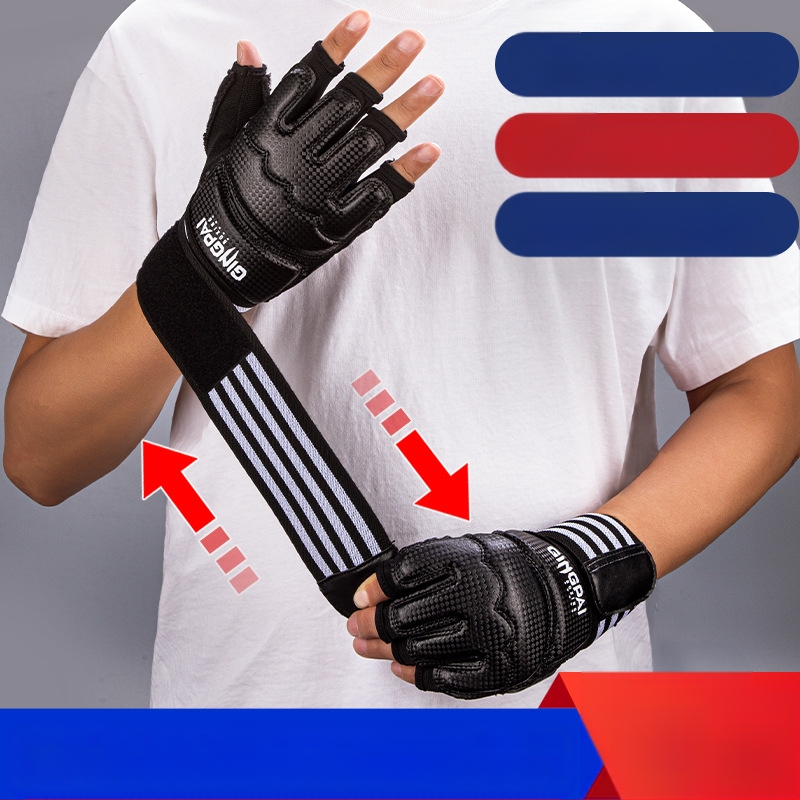 Poolsõrmega sõrmenukid Täiskasvanute meeste MMA võitlussandaalid Laste treeningliivakott UFC professionaalsed poolesõrmega poksikindad