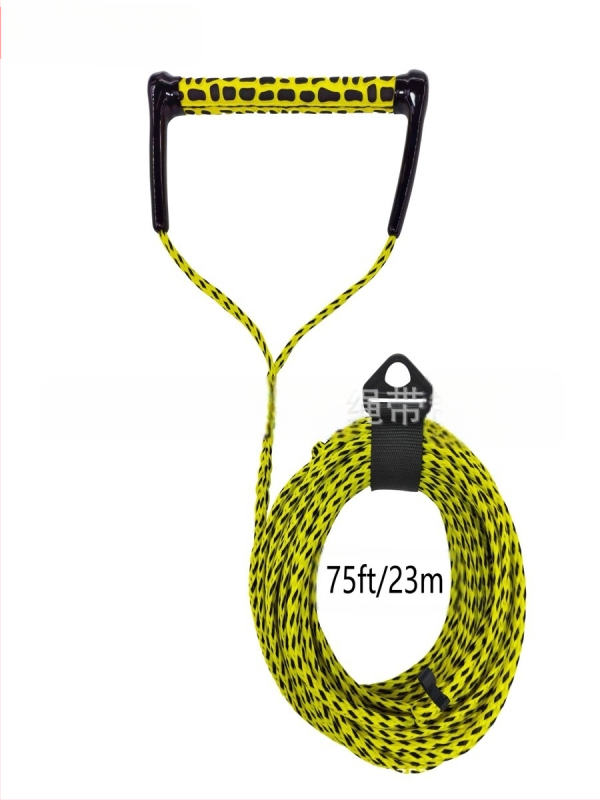 23 m veespordi surfiköis, kollane ja must PP-köis, veesuusatamise veojõu veesuusatamise oskused piiriülene pakkumine