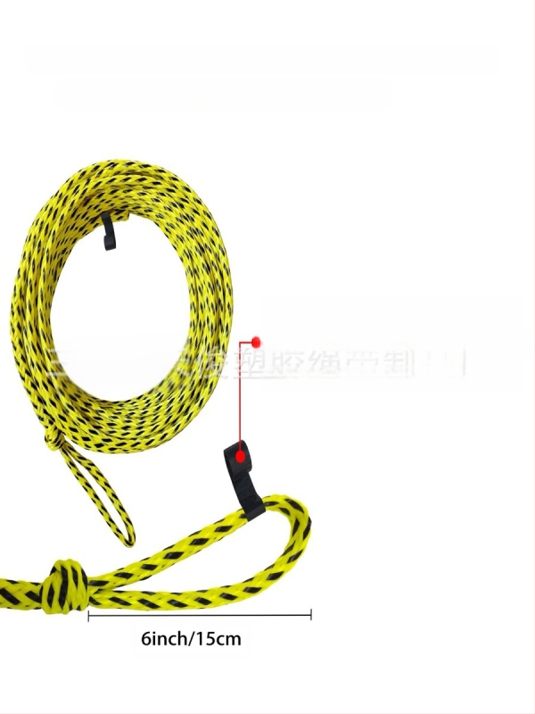 23 m veespordi surfiköis, kollane ja must PP-köis, veesuusatamise veojõu veesuusatamise oskused piiriülene pakkumine