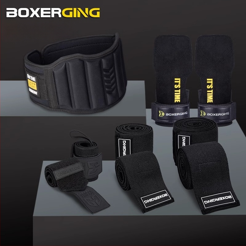 Fitness öv guggoláshoz, kemény húzású erősítő öv, férfi csuklóvédő, térdvédő, könyöknyomó erőemelő protektorok, kombinált ruha