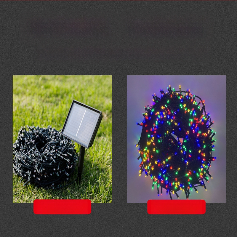 Päikeseenergial töötavad stringid välistingimustes kasutamiseks Veekindlad siseõuelaternad Insenerivalgustus Telkimisstiilis stringid Päikeseenergial töötavad stringid