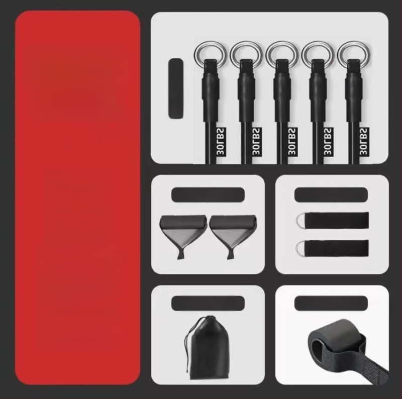 Mogao eksklusiivne pingutusköis rinnalihaste treenimiseks mõeldud treeningvarustus meestele, elastne kummipael, vastupidavuslint