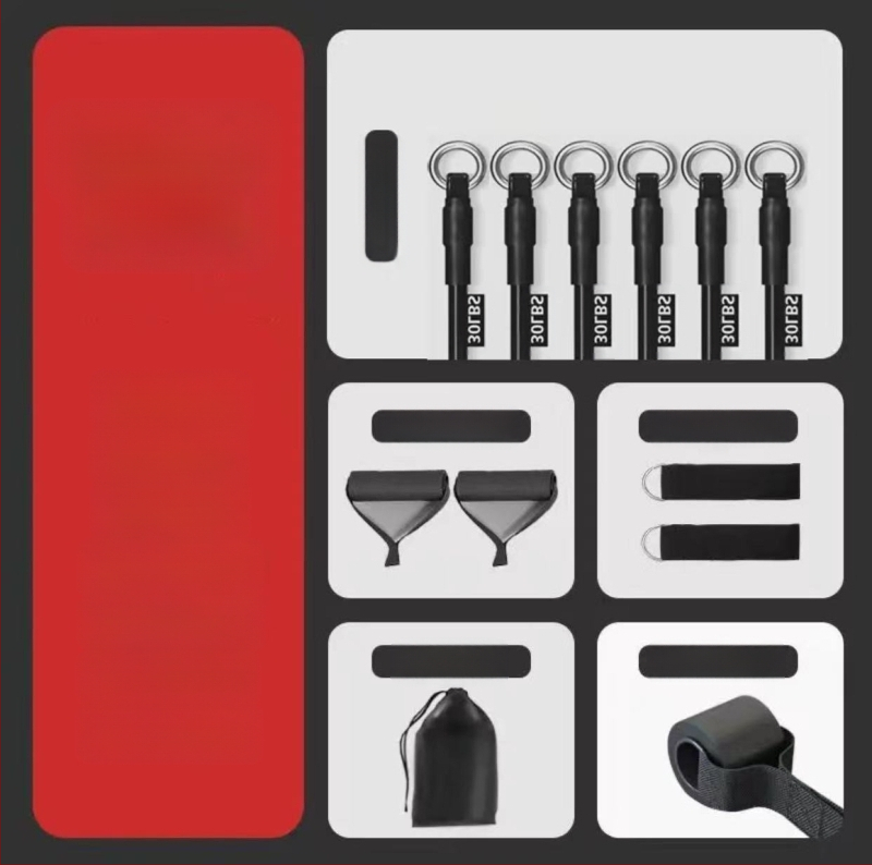 Mogao eksklusiivne pingutusköis rinnalihaste treenimiseks mõeldud treeningvarustus meestele, elastne kummipael, vastupidavuslint