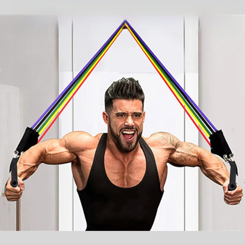 Mogao eksklusiivne pingutusköis rinnalihaste treenimiseks mõeldud treeningvarustus meestele, elastne kummipael, vastupidavuslint