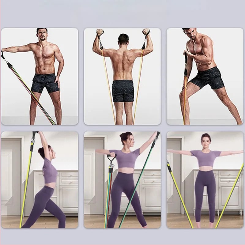 Mogao eksklusiivne pingutusköis rinnalihaste treenimiseks mõeldud treeningvarustus meestele, elastne kummipael, vastupidavuslint