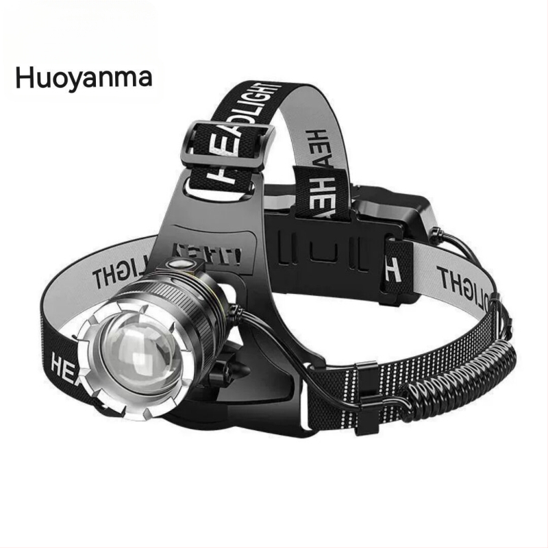 Piiriülene HP15 suum-induktsiooniga esitulega pea külge kinnitatav taskulamp kaevurilamp öiseks kalapüügiks õues pikamaa P50 ksenoonlamp