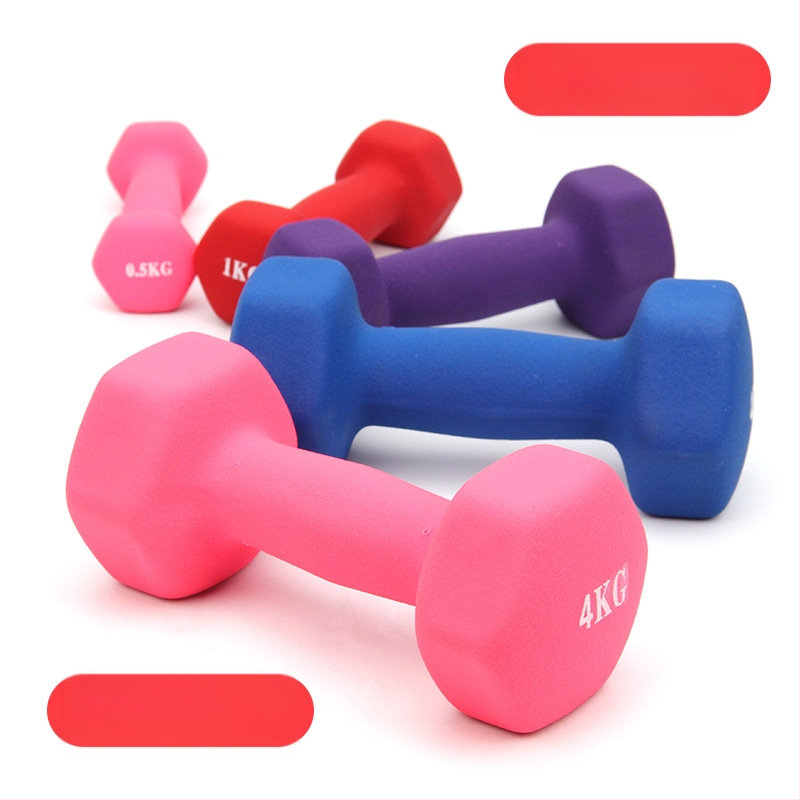 Piiriülene hulgimüük kummikattega hantlid, mattkattega läikivad kuusnurksed plastkattega käekellad, naiste treeningvahendid, malmist hantlid