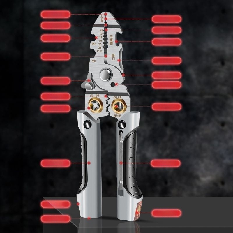 Veleprodaja alata za skidanje izolacije višenamjenski alat za skidanje izolacije električar prekinute žice alat za skidanje izolacije žice škare za skidanje izolacije električar hardverski alati