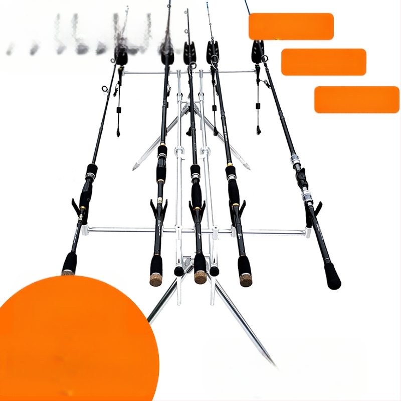 Euroopa stiilis alumiiniumsulamist meriõnge kronstein 5-peaga kiiresti kokkupandav karpkalapüügiks mõeldud metsiku kalapüügi viskeõnd akuga kalastustarbed