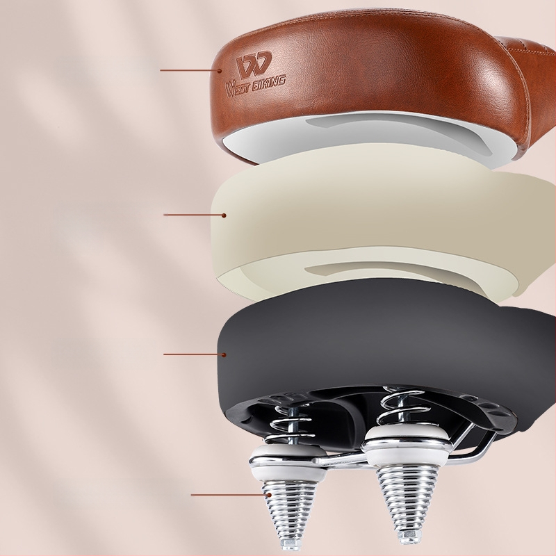 „WEST BIKING“ dviračio retro pagalvėlė važiavimui dviračiu laisvalaikiu važiavimui amortizacija patogi pagalvėlė įranga