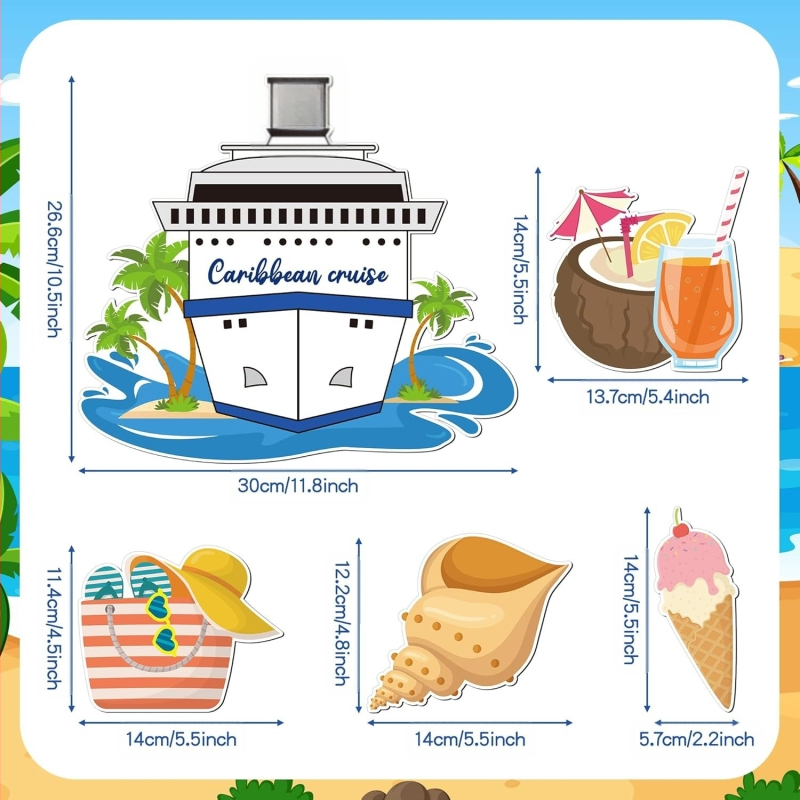 Ct1002 Amazoni magnetiline külmkapimagnet Cruise Travel Body Decoration Magnetiline kapp Magnetiline ilma kleepuvate kleepsudeta