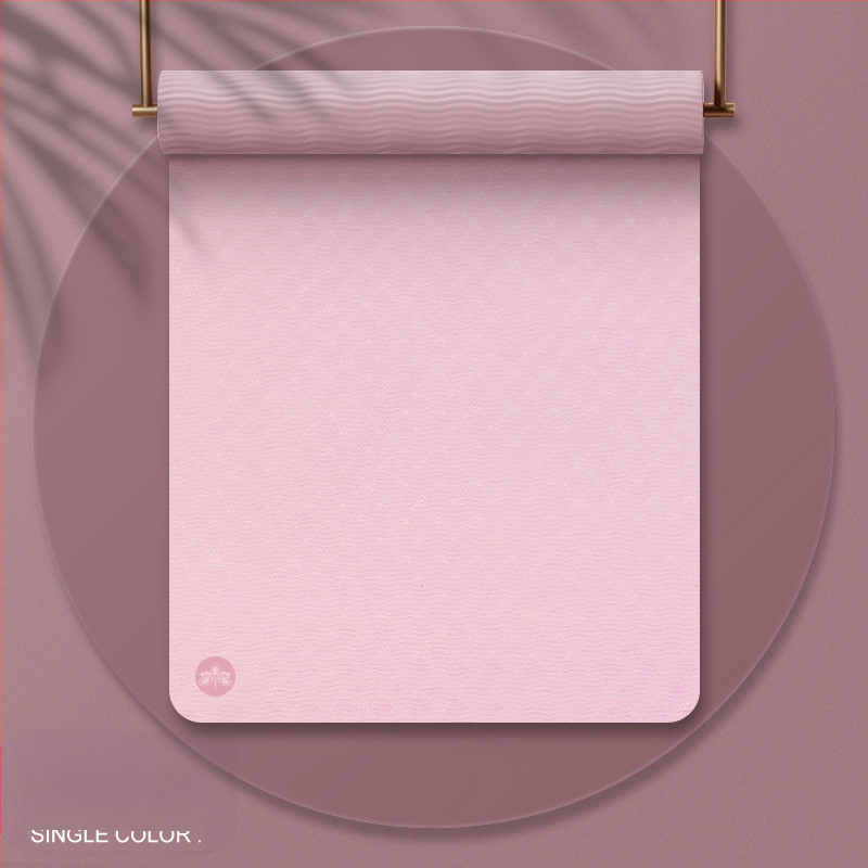 Tüdrukutele mõeldud jooga tpe joogamati ilu libisemiskindla heliisolatsiooniga löökide neeldumise vaigistamiseks mõeldud koduse hüppe joogamatt