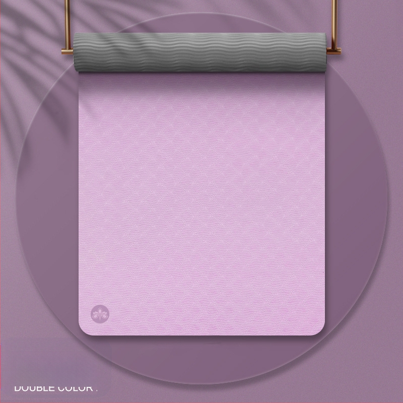 Tüdrukutele mõeldud jooga tpe joogamati ilu libisemiskindla heliisolatsiooniga löökide neeldumise vaigistamiseks mõeldud koduse hüppe joogamatt