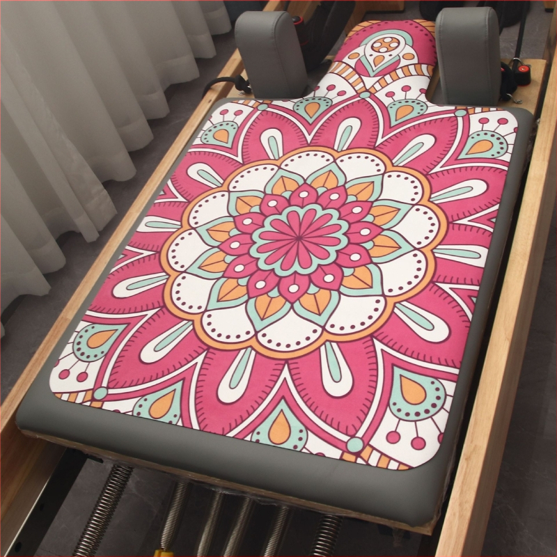 Pilatese keretreeningmadrats seemisnahast värvitrükiga naturaalsest kummist treeningvarustus libisemisvastane higi imav kaitsematt