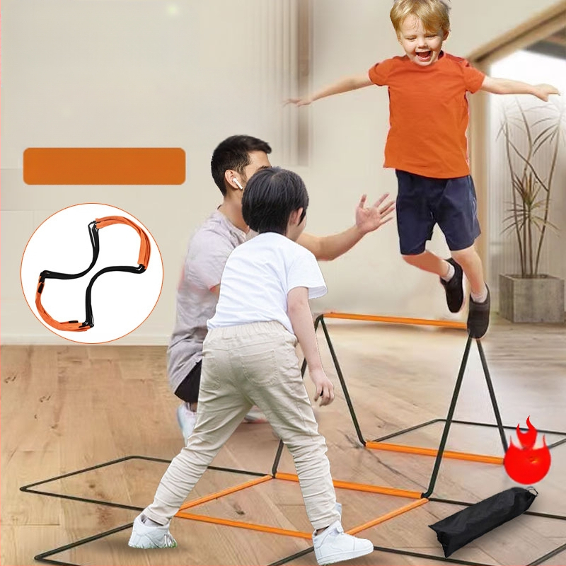 Multifunkcionális sportérzékeny létra pillangó agilis létra gyermekek fitnesz rögzített létra foci edző kötéllétra