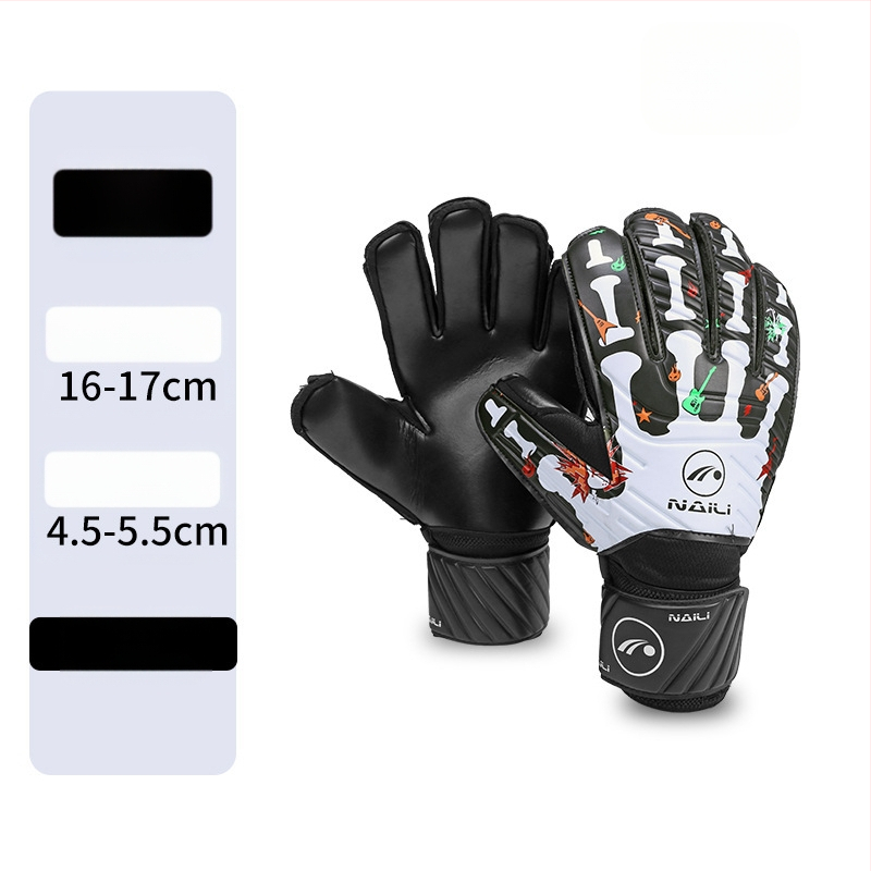 Futbolo vartininko latekso pirštinės su dešimties pirštų apsaugos pirštinėmis suaugusiesiems