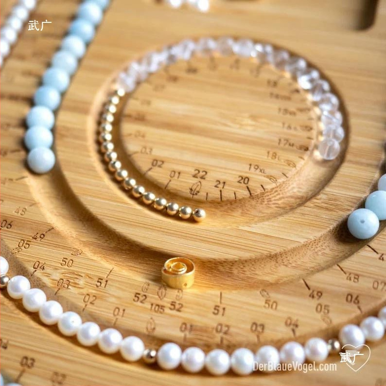 „Wen play“ papuošalų karoliukai 108 „pasidaryk pats“ karoliukų dizaino lėkštė, apyrankė, apyrankė, karoliai, stalas, matavimo skalė, demonstracinė lėkštė