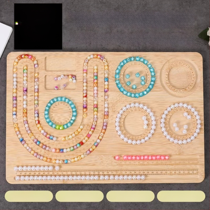 Wen play rotaslietas krelles 108DIY krelles dizaina šķīvis aproce aproce kaklarota galds, mērīšanas skala, displeja šķīvis