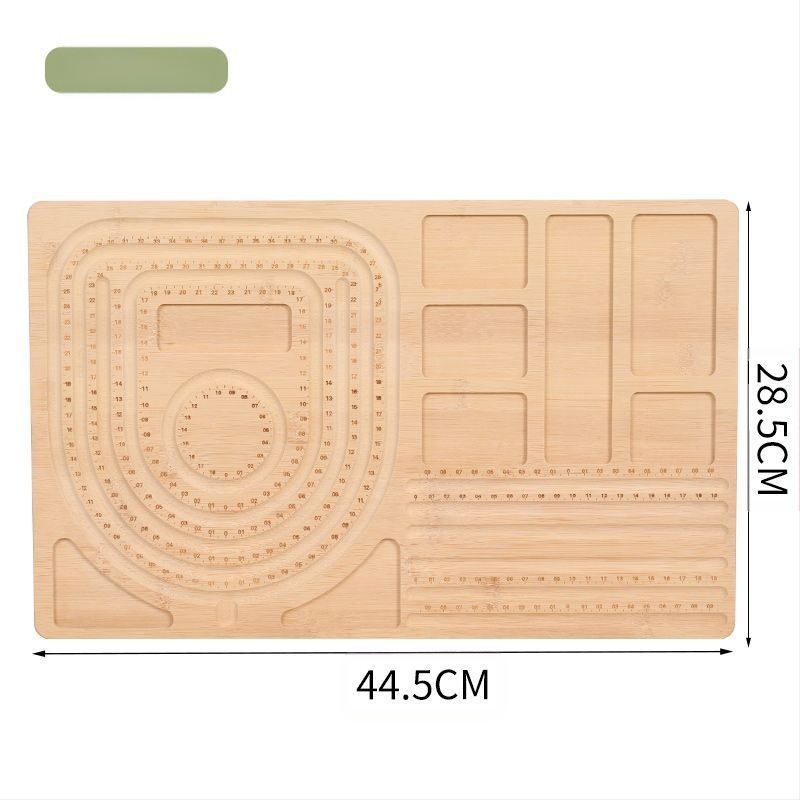 „Wen play“ papuošalų karoliukai 108 „pasidaryk pats“ karoliukų dizaino lėkštė, apyrankė, apyrankė, karoliai, stalas, matavimo skalė, demonstracinė lėkštė