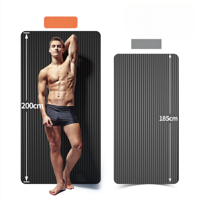 Meeste treeningmatt algajatele, joogamatt, paksendatud, laiendatud, pikk, libisemiskindel, spordijoogamatt, libisemiskindel kodu