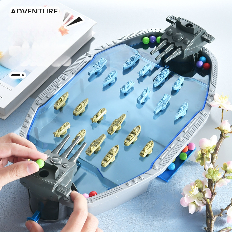 Határokon átnyúló gyermek kidobógyöngyök új haditengerészeti csata kétfős csatagép szülő-gyermek interaktív csatajáték oktatási játékok