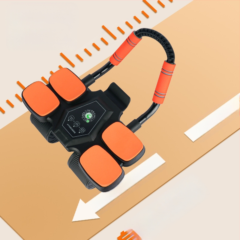 Kõhulihaste ratta neljarattaline tagasilöögi mitme küünarnukiga toetav kõhulihaste masin meestele ja naistele kõhulihaste rasva põletav kõhu artefakt kodune treeningvarustus