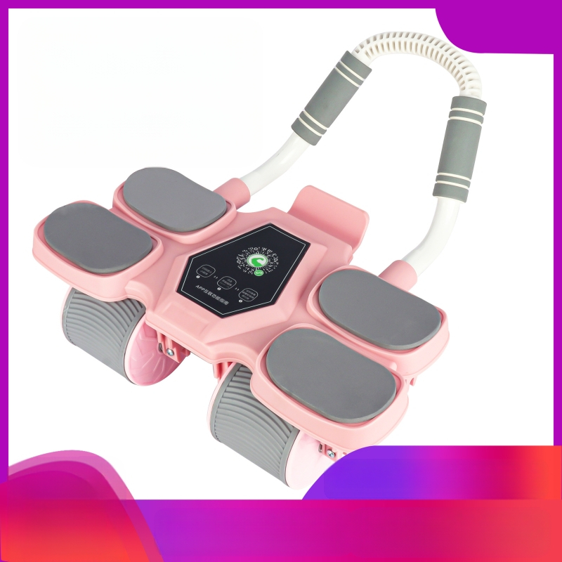 Kõhulihaste ratta neljarattaline tagasilöögi mitme küünarnukiga toetav kõhulihaste masin meestele ja naistele kõhulihaste rasva põletav kõhu artefakt kodune treeningvarustus