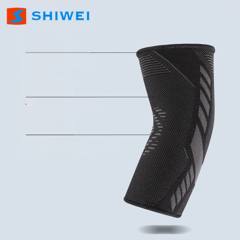 Нова фабрика за налакътници Shiwei, едро на едро, предпазна екипировка за спорт на открито за мъже и жени, удължена защита, отвеждаща потта, дишаща, за езда