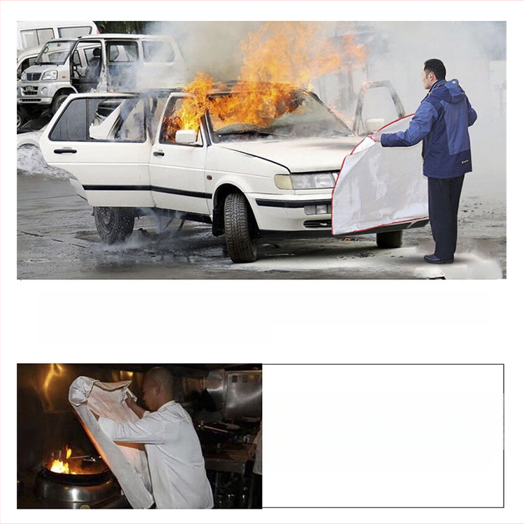 Tuletõrjetekk Tuletõrjetekk Klaaskiust 1,2 m majapidamises kasutatav tulekindel mantli tuletõrjeteki tootja