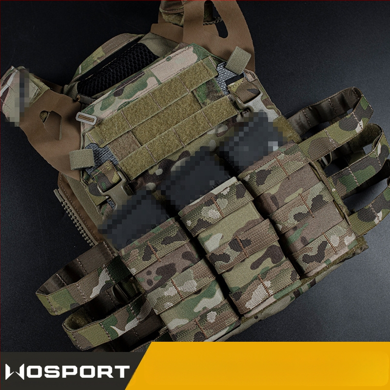 WOSPORT FAST Triple 5.56 Clip Pack (aukšto lygio) taktinė MOLLE sistemos adaptacija