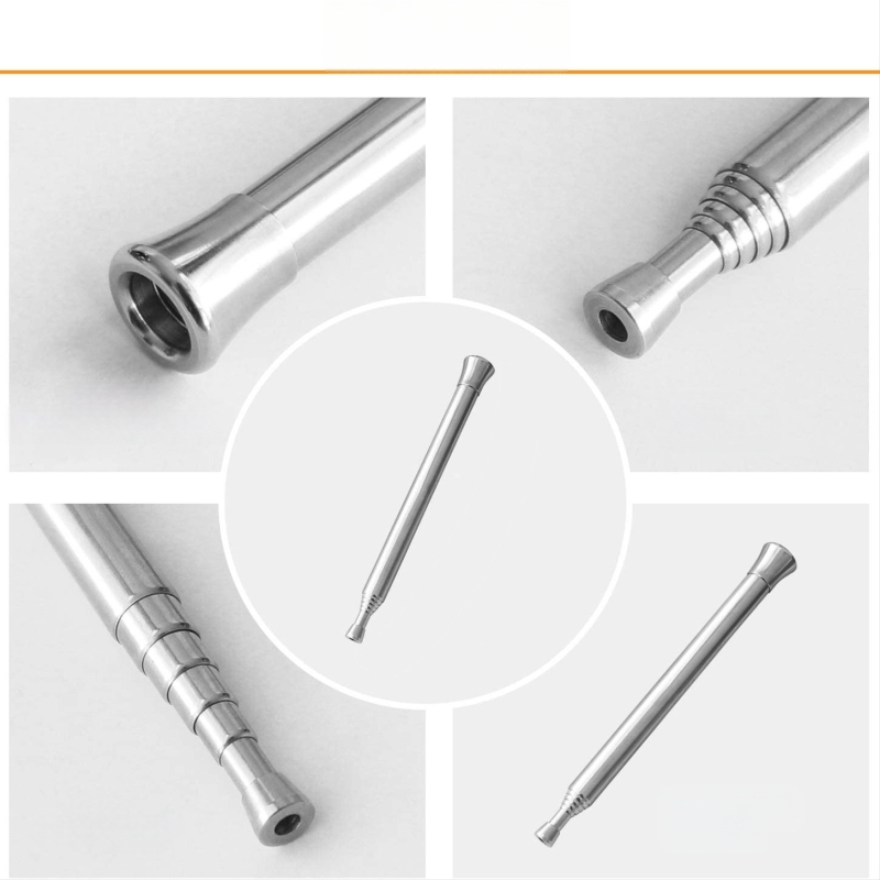 Gyárilag közvetlen új, kétvégű, továbbfejlesztett kültéri kemping hordozható teleszkópos tűzfúvó cső 6 szekciós tűzfúvó cső