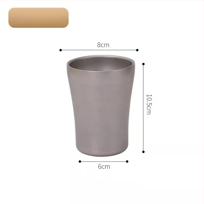 Retro ipari stílusú söröspohár, 304 rozsdamentes acél bögre, háztartási vizespohár, kreatív, kopott, kültéri kempingpohár