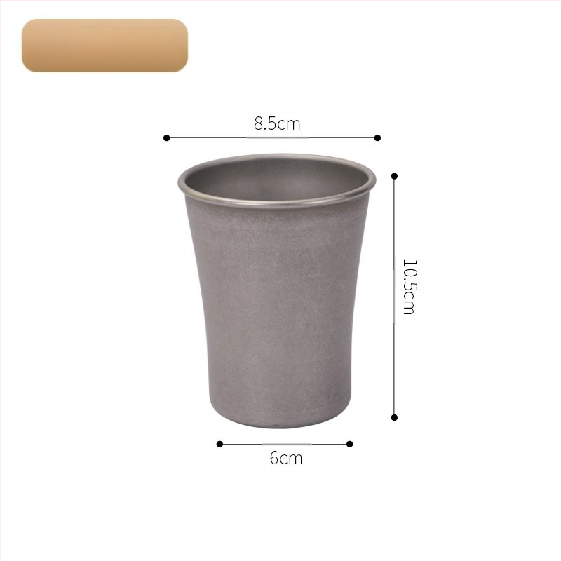 Retro ipari stílusú söröspohár, 304 rozsdamentes acél bögre, háztartási vizespohár, kreatív, kopott, kültéri kempingpohár