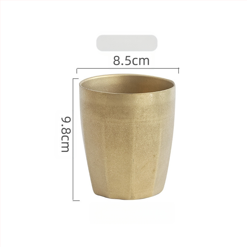 Retro ipari stílusú söröspohár, 304 rozsdamentes acél bögre, háztartási vizespohár, kreatív, kopott, kültéri kempingpohár