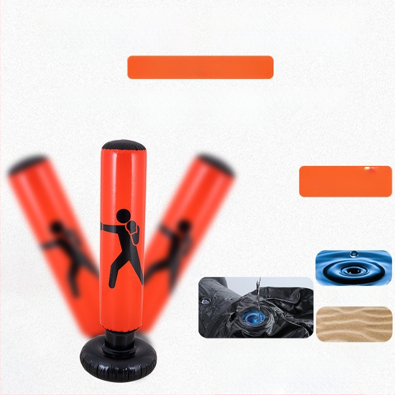 Νέο δερμάτινο φουσκωτό κολόνα πυγμαχίας με εντυπωσιακή στήλη, παιδικό κάθετο κολόνα πυγμαχίας, παιχνίδι αερισμού γυμναστικής