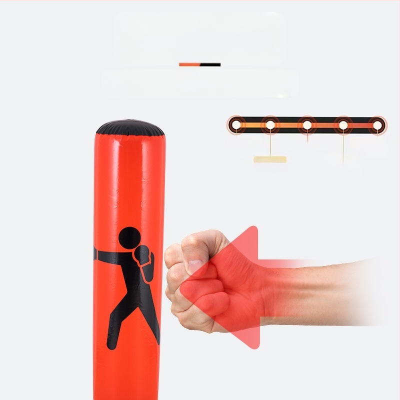Νέο δερμάτινο φουσκωτό κολόνα πυγμαχίας με εντυπωσιακή στήλη, παιδικό κάθετο κολόνα πυγμαχίας, παιχνίδι αερισμού γυμναστικής