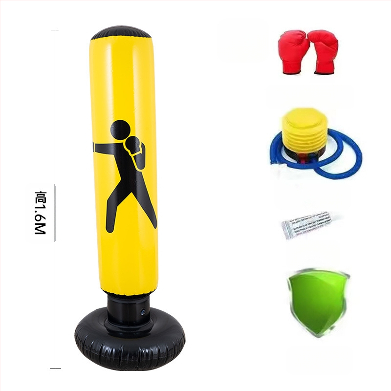 Νέο δερμάτινο φουσκωτό κολόνα πυγμαχίας με εντυπωσιακή στήλη, παιδικό κάθετο κολόνα πυγμαχίας, παιχνίδι αερισμού γυμναστικής