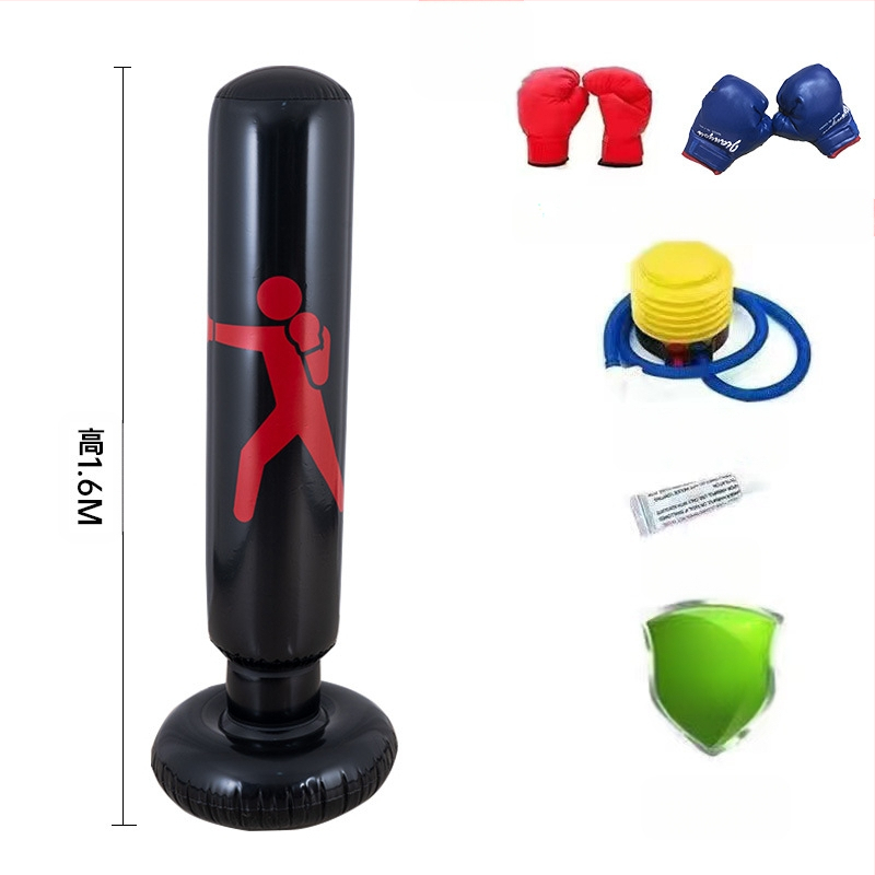 Νέο δερμάτινο φουσκωτό κολόνα πυγμαχίας με εντυπωσιακή στήλη, παιδικό κάθετο κολόνα πυγμαχίας, παιχνίδι αερισμού γυμναστικής