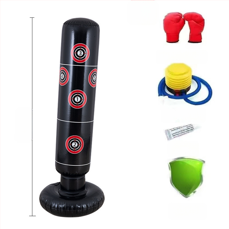 Νέο δερμάτινο φουσκωτό κολόνα πυγμαχίας με εντυπωσιακή στήλη, παιδικό κάθετο κολόνα πυγμαχίας, παιχνίδι αερισμού γυμναστικής