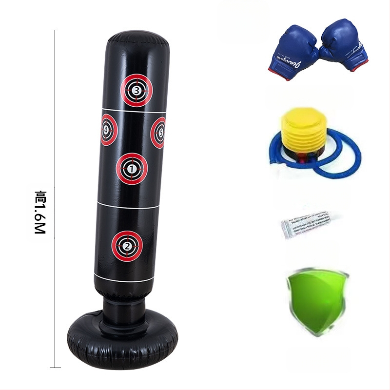 Νέο δερμάτινο φουσκωτό κολόνα πυγμαχίας με εντυπωσιακή στήλη, παιδικό κάθετο κολόνα πυγμαχίας, παιχνίδι αερισμού γυμναστικής