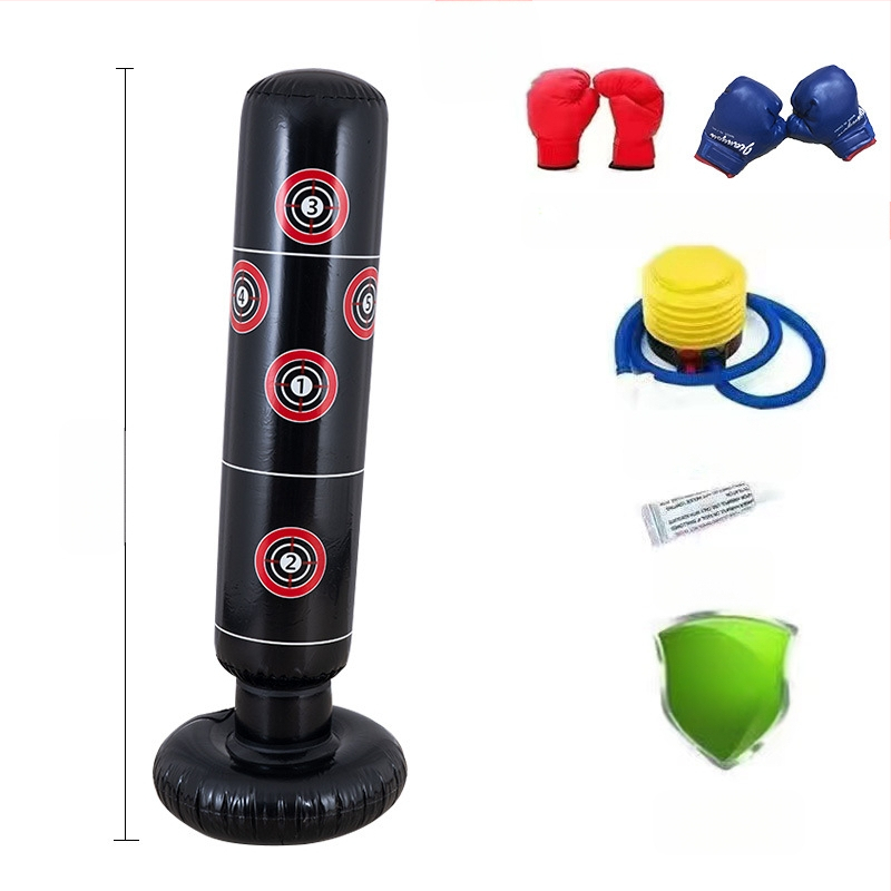 Νέο δερμάτινο φουσκωτό κολόνα πυγμαχίας με εντυπωσιακή στήλη, παιδικό κάθετο κολόνα πυγμαχίας, παιχνίδι αερισμού γυμναστικής