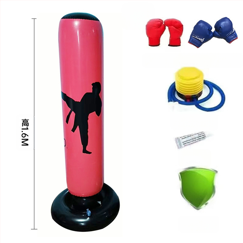 Νέο δερμάτινο φουσκωτό κολόνα πυγμαχίας με εντυπωσιακή στήλη, παιδικό κάθετο κολόνα πυγμαχίας, παιχνίδι αερισμού γυμναστικής